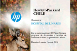 Hewlett-Packard Reconoce al Hospital de Linares por su Compromiso Medio Ambiental