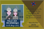 Felicidades en su día profesional a l@s Ingenier@s del Hospital de Linares