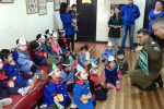 Pequeños del Jardín Infantil Petete Celebraron el Día del Carabinero